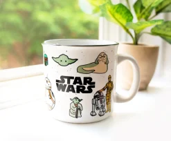 Star Wars Characters Ceramic Camper Mug | Holds 20 Ounces