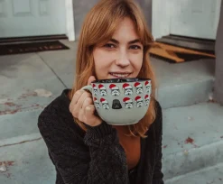 Star Wars Darth Vader Holiday Empire Ceramic Soup Mug | Holds 24 Ounces