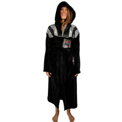 Star Wars Darth Vader Hooded Bathrobe for Men/Women | One Size Fits Most Adults