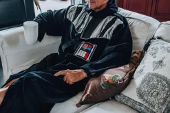 Star Wars Darth Vader Hooded Bathrobe for Men/Women | One Size Fits Most Adults