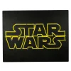 Star Wars Logo Light Up 16 x 20 Inch Black Wall Canvas