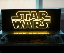 Star Wars Official Logo 17-Inch Light Box | Electric/USB Mood Light