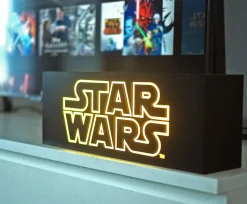 Star Wars Official Logo 17-Inch Light Box | Electric/USB Mood Light