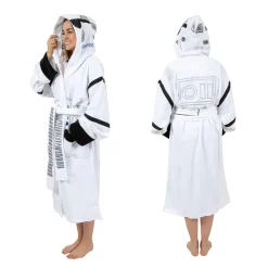 Star Wars Stormtrooper Unisex Hooded Bathrobe for Adults