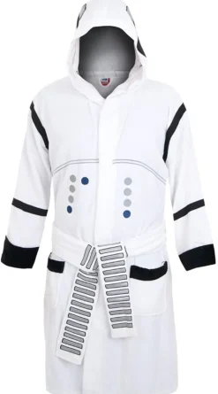 Star Wars Stormtrooper Unisex Hooded Bathrobe for Adults