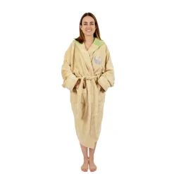 Star Wars Yoda Unisex Hooded Bathrobe for Adults