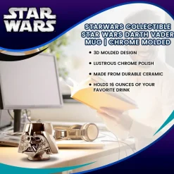 StarWars Collectible | Star Wars Darth Vader Mug | Chrome Molded