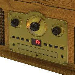 Studebaker 5 in 1 Music System – Turntable, AM/FM Radio, CD, Cassette, Aux in