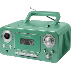 Studebaker Portable Stereo CD Player with Bluetooth, AM/FM Radio and Cassette Player/Recorder