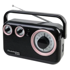 Studebaker 80's Retro Portable AM/FM Radio with Bluetooth