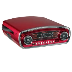 Studebaker 3-Speed Turntable with Bluetooth Receiver and AM/FM Radio