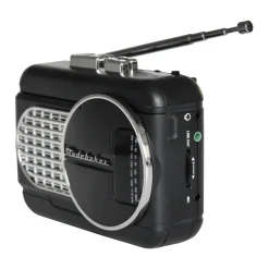 Studebaker Walkabout II Personal Stereo Cassette Player with AM/FM Stereo Radio and Built-in Speaker