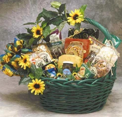Sunflower Treats Gift Basket