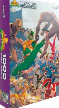 Super7 - Mighty Morphin Power Rangers - Rangers Grouped Foil Puzzle
