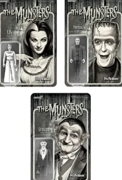 Super7 - The Munsters - ReAction Wave 2 - Herman Munster (Grayscale)