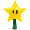 Super Mario Bros. 7-Inch Super Star Light-Up Holiday Tree Topper Decoration