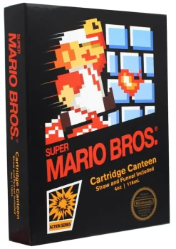 Super Mario Bros NES Cartridge Flask | Licensed Nintendo Merchandise 5oz