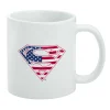 Superman - American Flag Shield Mug