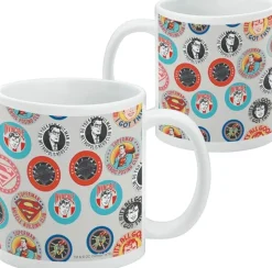 Superman - Button Pattern Mug