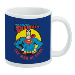 Superman - Man of Steel Mug (Distressed Font)