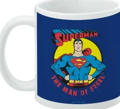 Superman - Man of Steel Mug (Distressed Font)