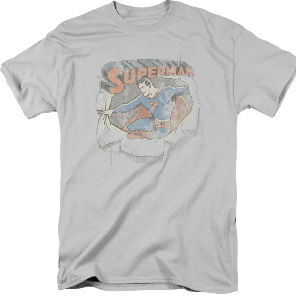 Superman - Ripping Through Steel (Distressed)