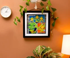 Teenage Mutant Ninja Turtles Wood Frame 3D Shadow Box Wall Art | 14 x 14 Inches