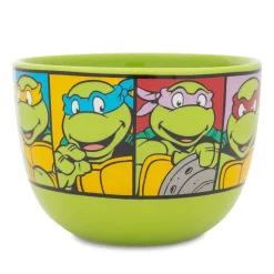 Teenage Mutant Ninja Turtles Characters Ceramic Soup Mug | Holds 24 Ounces