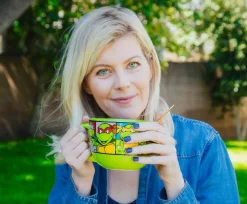 Teenage Mutant Ninja Turtles Characters Ceramic Soup Mug | Holds 24 Ounces