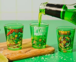 Teenage Mutant Ninja Turtles 2-Ounce Mini Shot Glasses | Set of 4
