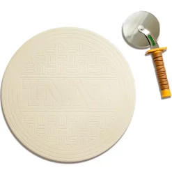 Teenage Mutant Ninja Turtles Pizza Cutter and Baking Stone Set