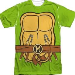 Teenage Mutant Ninja Turtles - Michelangelo Costume (Front & Back)