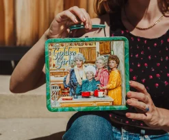 The Golden Girls Cast Retro Metal Tin Lunch Box Tote