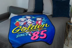The Golden Girls Golden Since 85 Large Fleece Throw Blanket | 60 x 45 Inches