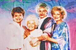 The Golden Girls Stay Golden 45 x 60 Inch Fleece Throw Blanket