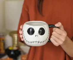 The Nightmare Before Christmas Jack Skellington Sculpted Coffee Mug | 20 Ounces