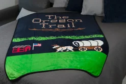 The Oregon Trail Video Game Large Fleece Throw Blanket | 60 x 45 Inches