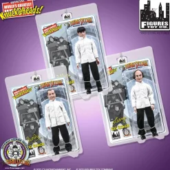 The Three Stooges 8 Inch Action Figures Series: Idle Roomers [Housekeeper Edition] Set of all 3