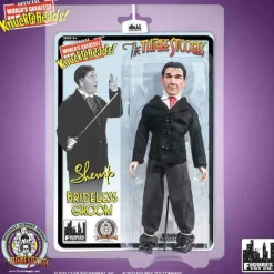 The Three Stooges 8 Inch Action Figures: Brideless Groom Exclusive Shemp in Black Suit