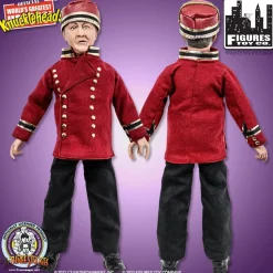 The Three Stooges 8 Inch Action Figures Series: Idle Roomers [Bellhop Edition] Curly