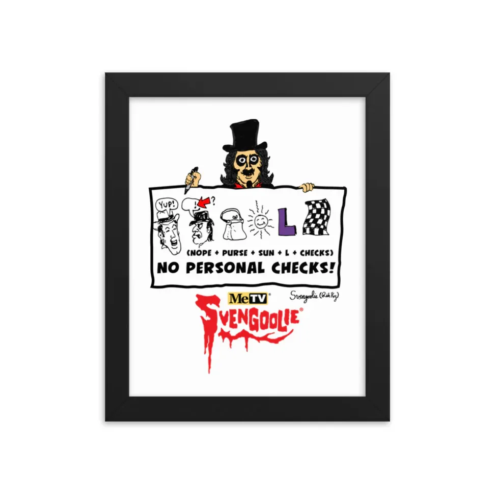Too Drawn Out Svengoolie® Art Print by Rich Koz