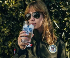 Top Gun Maverick and Iceman 20-Ounce Pint Glasses | Set of 2