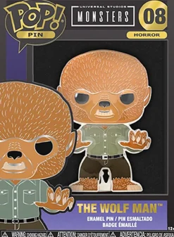 Universal Monsters 3 Inch Funko POP Pin | The Wolfman