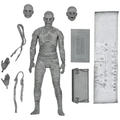Universal Monsters 7 Inch Scale Action Figure | The Mummy (Black & White)
