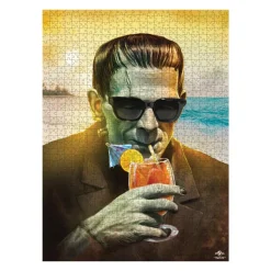 Universal Monsters Frankenstein at the Beach 1000 Piece Jigsaw Puzzle