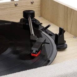 Victrola Century Bluetooth 6-in-1 Music Center Natural Wood