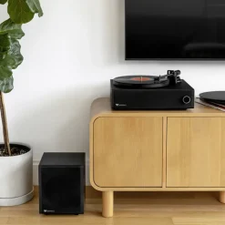 Victrola Premiere V1 Bluetooth Wireless Record Player Music System - Wireless Subwoofer