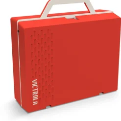 Victrola Re-Spin Sustainable Suitcase Record Player - Red