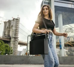 Victrola Revolution GO Bluetooth Portable Record Player (Black)