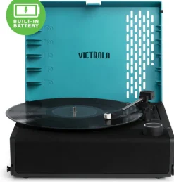 Victrola Revolution GO Portable Record Player: Blue